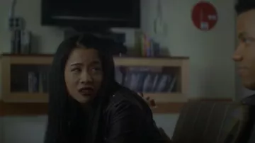 Purple Leather Jacket worn by Georgia 'George' Fan (Leah Lewis) in Nancy Drew Season 1 Episode 12