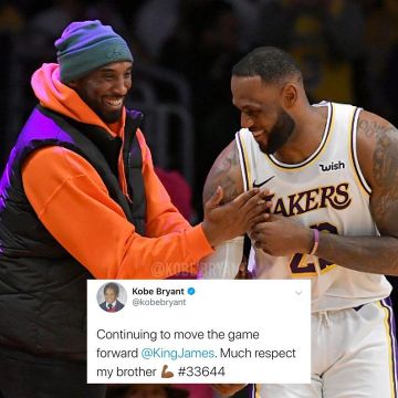 Orange Hoodie, portés par Kobe Bryant sur @kobe.brytant Instagram compte