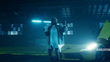 Gucci Black Technical jersey leggings with kneepads of Lil Wayne in the music video Travis Barker - “Gimme Brain” feat. Lil Wayne & Rick Ross (Official Music Video - WSHH Exclusive)