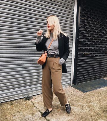 Gucci en Cuir Chaussons de la Géorgie Luisa Allegra Meramo sur l'Instagram account @glameramo