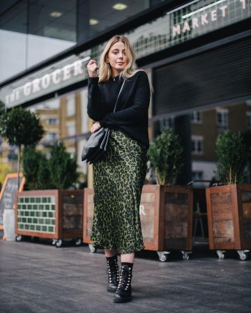 Bota Negra de Georgia Luisa Allegra Meramo en la cuenta de Instagram @glameramo