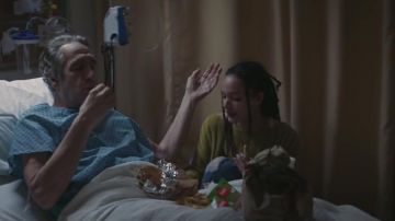 Yellow top of Sasha Lane in Lewis Capaldi - Before You Go (Official Video)