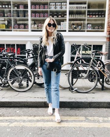 Sac à Bandoulière en cuir de la Géorgie Luisa Allegra Meramo sur l'Instagram account @glameramo