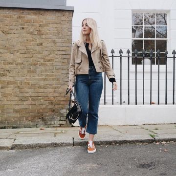 Mac militar recortado de Georgia Luisa Allegra Meramo en la cuenta de Instagram @glameramo