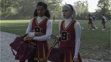 The holding of cheerleader Sabrina Spellman (Kiernan Shipka) in The New Adventures of Sabrina (S03E7)
