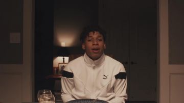 Chaqueta Puma MCS usada por NLE Choppa en NLE Choppa - Side (Video Musical Oficial)