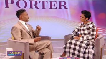 Monse Vérifier Robe Asymétrique portés par Tamron Hall sur Tamron Hall le 30 janvier 2020