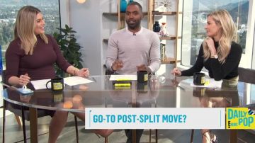 Marissa Webb Kaki Ceinture Jupe portée par Morgan Stewart sur E! News Le 30 Janvier 2020