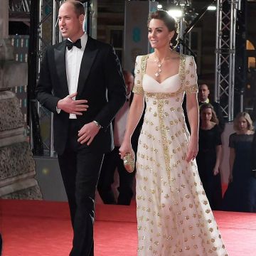 Van Cleef & Arpels Magic Alhambra Necklace worn by Catherine, Duchess of Cambridge 73rd British Academy Film Awards February 2, 2020