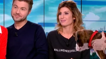 The sweat #Allweneedislove of Caroline Ithurbide in William at noon the 03.02.2020