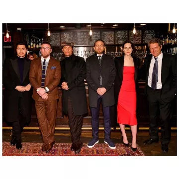 The long black coat, kingdom, style blazer Michelle Dockery on the account Instagram of @theladydockers