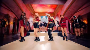 Eye Boots worn by Lisa in the music video BLACKPINK - 'Kill This Love' M/V