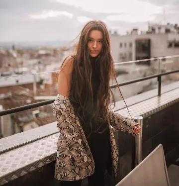 La mangue Jeggings en Noir de Marta Diaz Alvarez sur l'Instagram account @martaa_diiaz