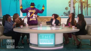 Cami nyc The Romy Mi­di Dress worn by Eve on The Talk February 3, 2020