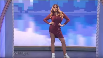 Adidas Ivy Park Asymmetrical Dress of Wendy Williams on The Wendy Williams Show February 3, 2020