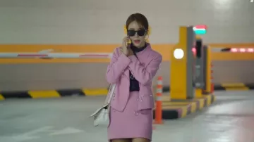 Poches zippées Jupe portée par Jin Cale (Yoon Seo) Toucher le Cœur de l'Épisode 10