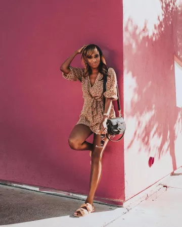 Chloé Sac à Bandoulière en Cuir de Nimi sur l'Instagram account @nimiblackwell