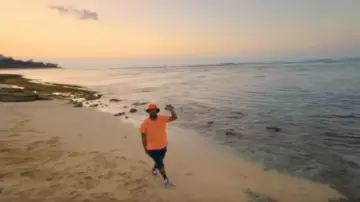 Blue Short Pants worn by ScHoolboy Q in ScHoolboy Q - Man Of The Year