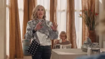 Rag & Bone Hyde de Cuir Clouté Skinny Jeans usés par Moira Rose (Catherine O'Hara) dans Schitt s Creek (S06E05)