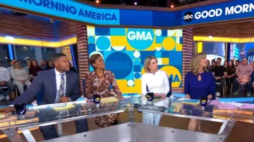 Equipment Relle Tie Waist Silk Shirt­dress worn by Hoda Kotb on Today February 4, 2020