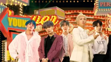 La Robe Alas­sio in White worn by Kim Taehyung in the music video BTS (방탄소년단) '작은 것들을 위한 시 (Boy With Luv) feat. Halsey' Official MV