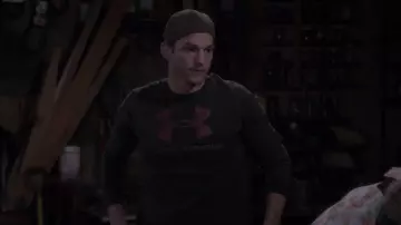 Under Armour Long Sleeve T-Shirt worn by Colt Bennett (Ashton Kutcher) as seen in The Ranch (S04E12)