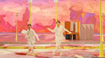 Air Force 1 Low Off-White Volt worn by J-Hope in the music video BTS (방탄소년단) '작은 것들을 위한 시 (Boy With Luv) feat. Halsey' Official MV