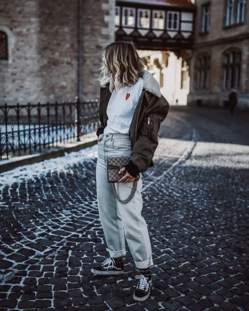 Vans Old Skool de Karin Teigl en la cuenta de Instagram @constantly_k