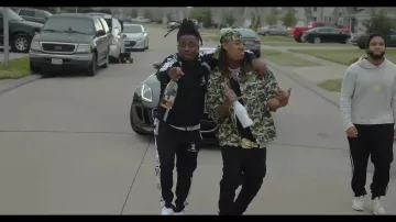 A BATHING APE ABC CAMO RELAXED COACH JACKET worn by $ean J in the YouTube video $ean J - What I Wanna Do (Rap Nation Official Music Video)