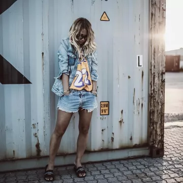 Denim Short de Karin Teigl sur l'Instagram account @constantly_k