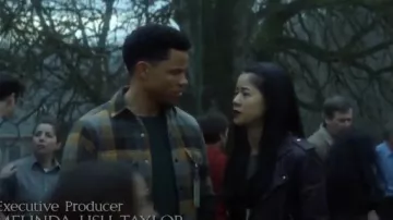 Purple Leather Jacket worn by Georgia 'George' Fan (Leah Lewis) in Nancy Drew Season 1 Episode 13