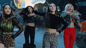 Knit Bodysuit in Red worn by Joy in the music video Red Velvet 레드벨벳 'RBB  (Really Bad Boy)' MV