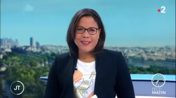 The t-shirt wife Karine Baste-Regulated in Télématin from 07 02 2020