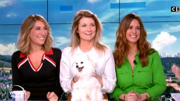 La robe ajustéé à bandes Caroline Delage dans William à midi