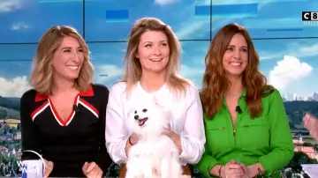 La robe ajustéé à bandes Caroline Delage dans William à midi