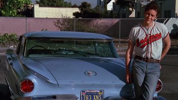 Cleveland Indians Baseball Jersey in white worn by Brad Hamilton (Judge Reinhold) as seen in Fast Times at Ridgemont High