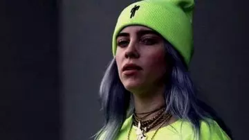 Playboy necklace worn by Billie Eilish in Billie Eilish - Funny Moments