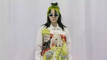 White sunglasses worn by Billie Eilish in Billie Eilish - Funny Moments