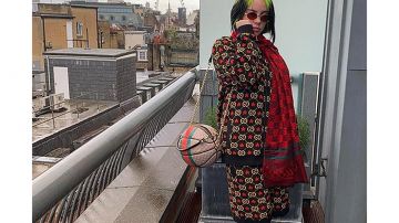 Guc­ci - Black GG Star Shorts worn by Billie Eilish in Billie Eilish - Funny Moments