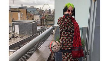 Guc­ci GG Star Cot­ton Jacquad worn by Billie Eilish in Billie Eilish - Funny Moments