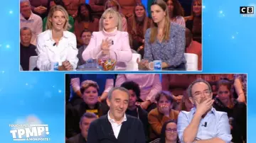 The sweater turtleneck pink Sophie Darel in TPMP ! : the game of the 07/02/2020