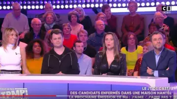 The dress in vinyl in TPMP ! : the game of the 07/02/2020