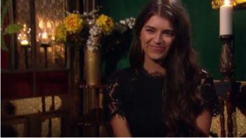 Mono de encaje negro usado por Madison P. en The Bachelor Temporada 24 Episodio 6
