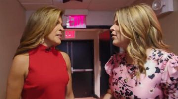 Karen Millen Red A-Line Dress worn by Hoda Kotb on Today February 6, 2020