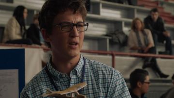 Les lunettes de vue Ray-Ban de Mr Fantastique (Miles Teller) dans Les 4 Fantastiques