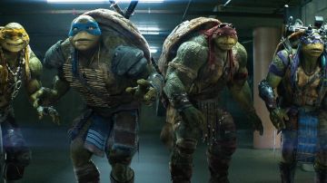 El disfraz de Leonardo (versión de perro) en Ninja Turtles
