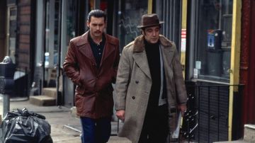 The leather jacket of Joseph D. Pistone (Johnny Depp) in Donnie Brasco