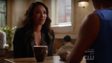 The black blazer The Kooples worn by Iris West (Candice Patton) in The Flash Season 2