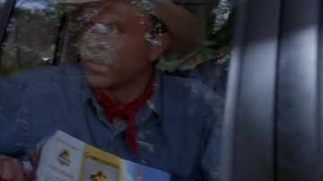 Une véritable brochure du parc dans Jurassic Park