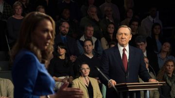 Tie Burberry of Frank Underwood (Kevin Spacey) in House of Cards